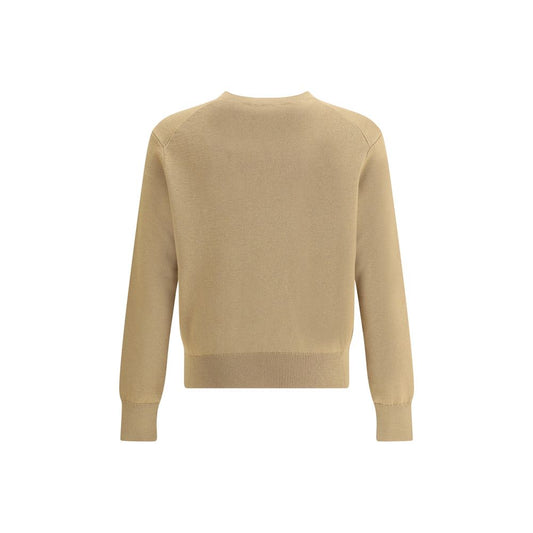 Beige Merino Wool Sweatshirt