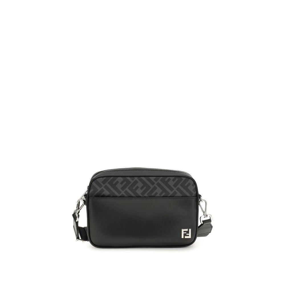 Black Leather Shoulder Bag