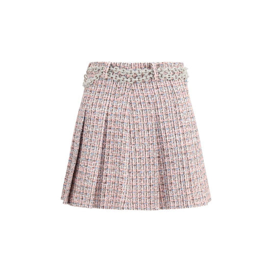 Multicolor Wool Mini Skirt