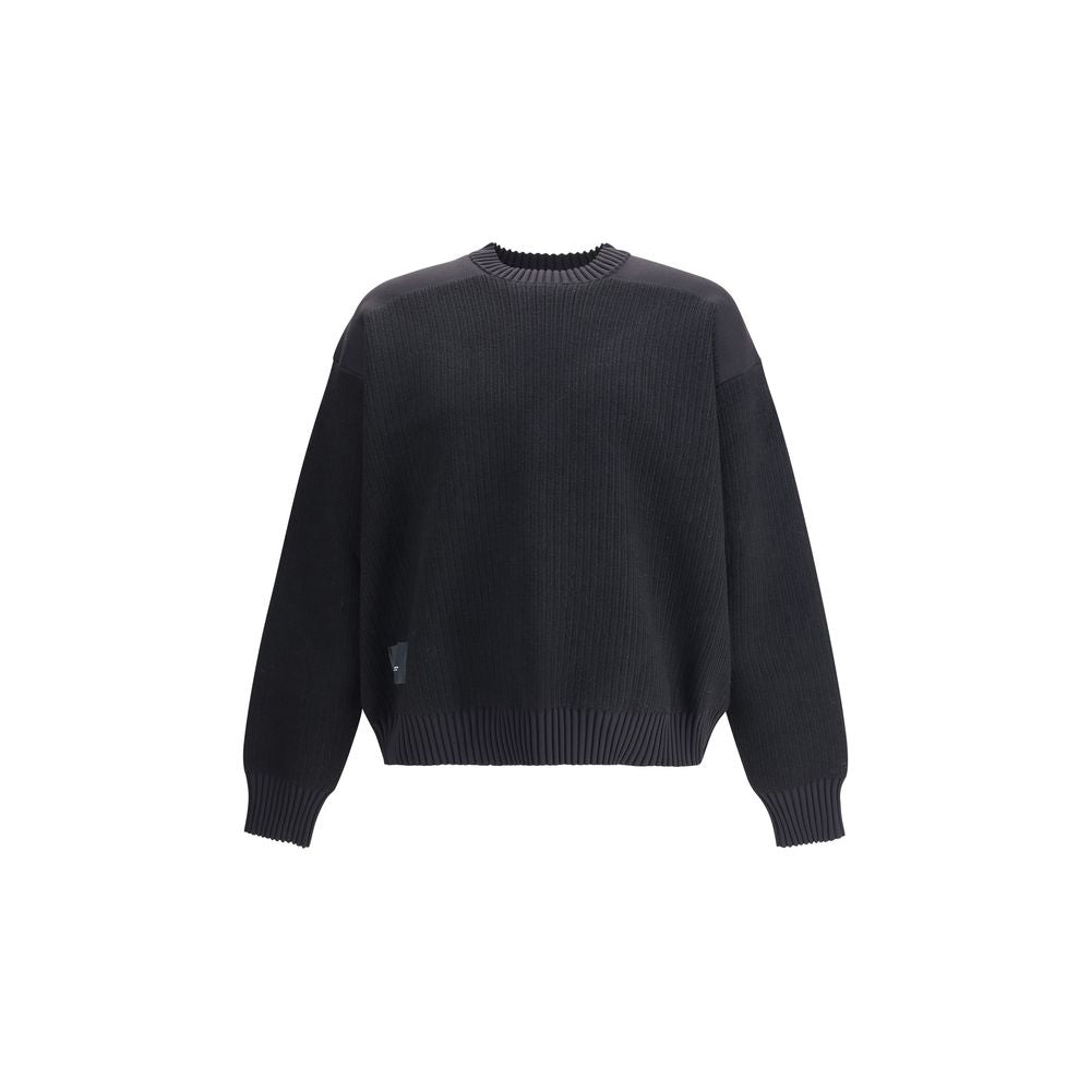 Black Wool Sweatshirt