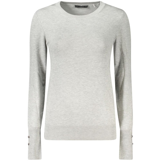 Gray Viscose Women Sweater