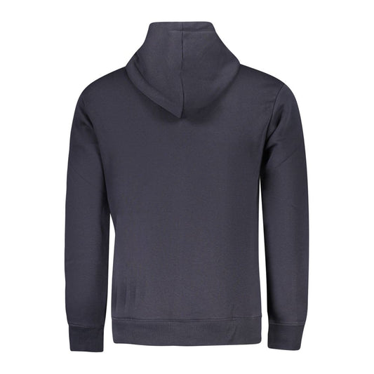 Blue Cotton Men Sweater