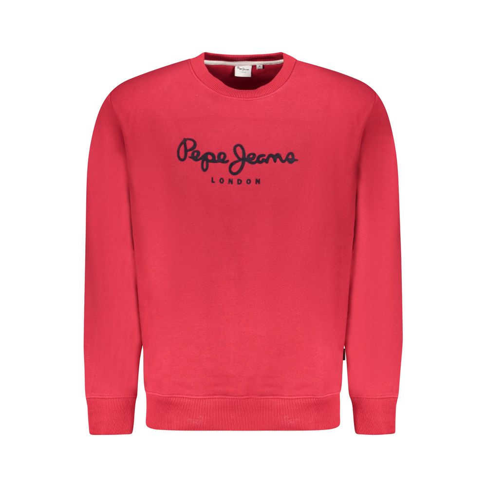 Red Cotton Sweatshirt