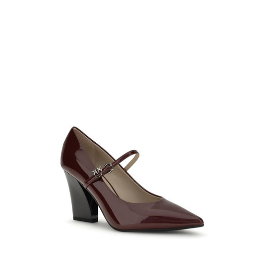 Bordeaux Calf Leather Bos Taurus High Heel Pumps