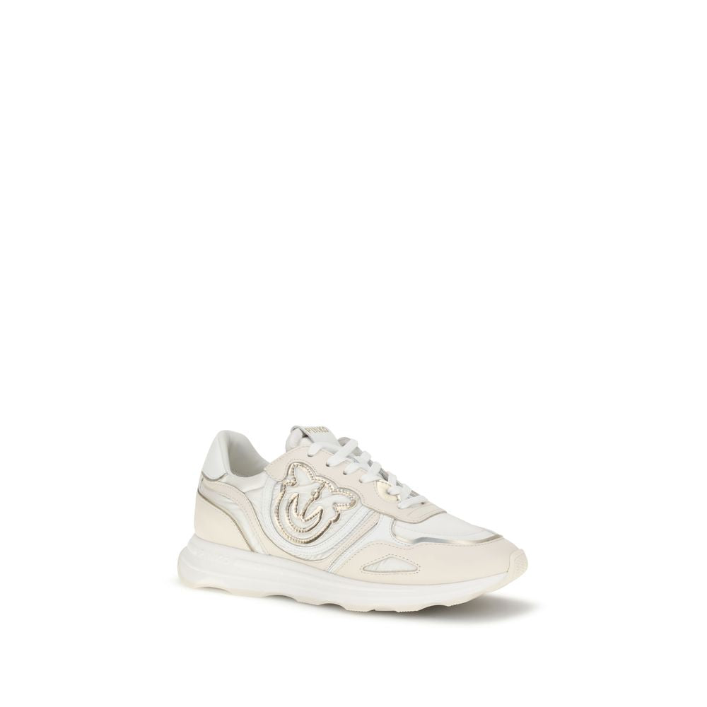 White Cotton Athletic Sneakers