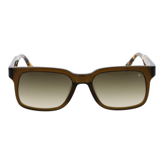 Brown Metal Sunglasses