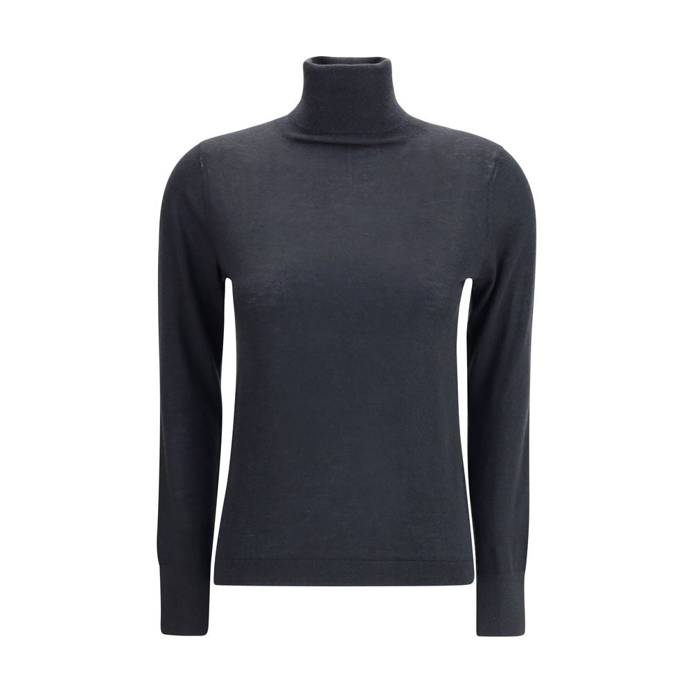 Black Cashmere Turtleneck