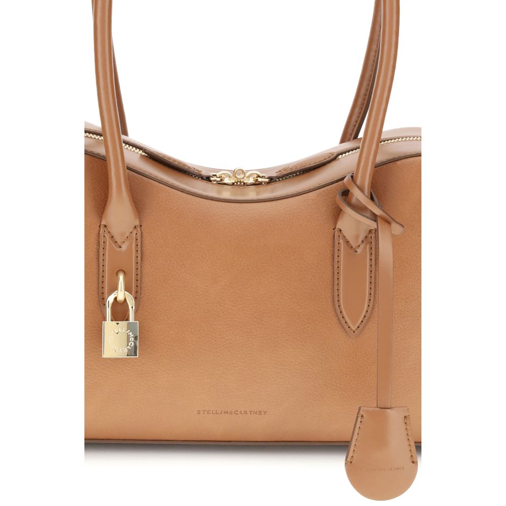 Beige Nylon Shoulder Bag