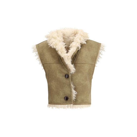 Shearling faux leather Clara Gilet