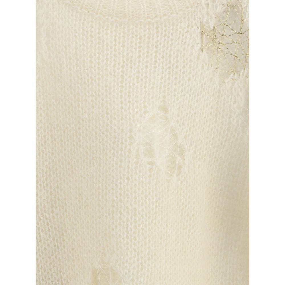 Cream Mohair Sweatshirt