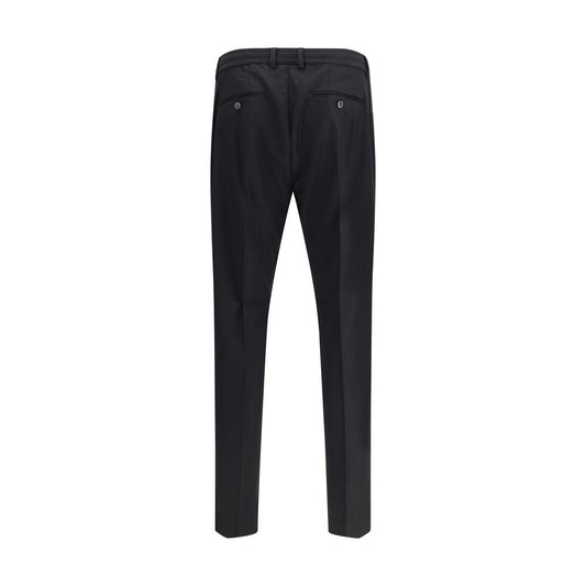 Black Fleece Wool Dress Pants