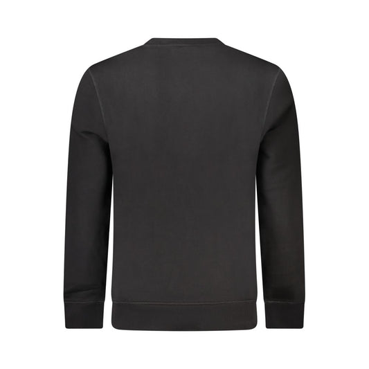 Black Cotton Sweatshirt