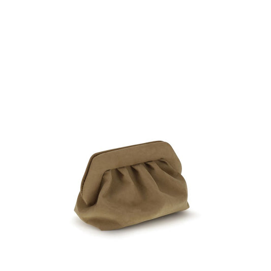 Beige Other Fibres Clutch Bag