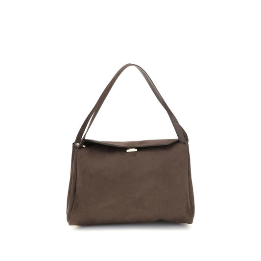 Brown Other Fibres Shoulder Bag