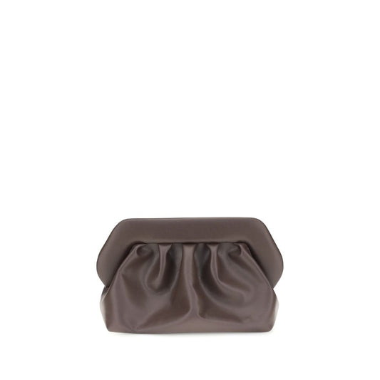 Brown Other Fibres Clutch Bag