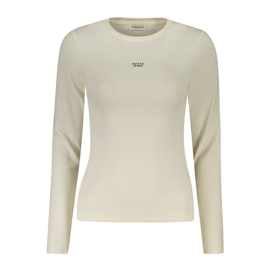 White Cotton Women T-Shirt