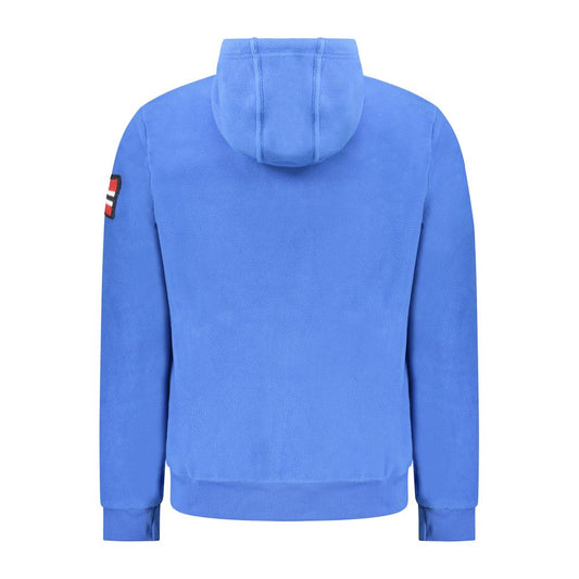 Blue Polyester Sweatshirt