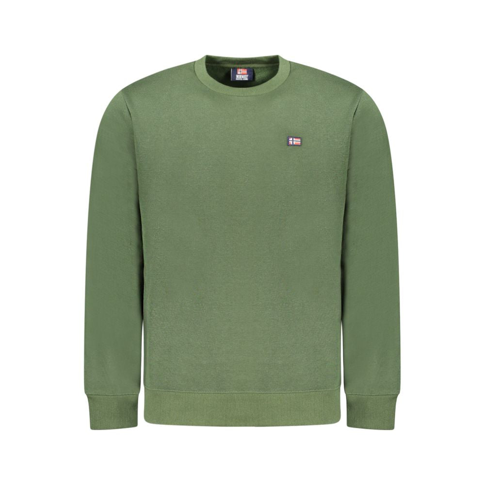 Green Cotton Sweatshirt