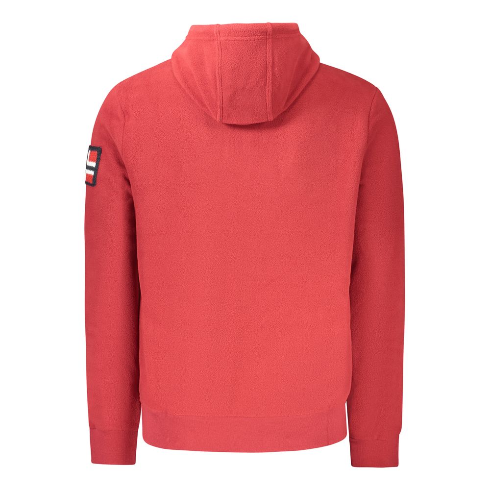 Red Polyester Sweatshirt