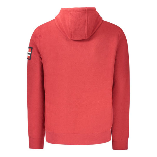 Red Polyester Sweatshirt
