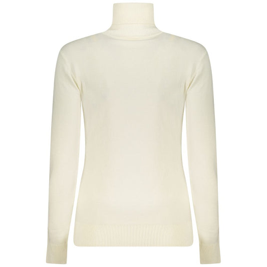 White Viscose Women Sweater
