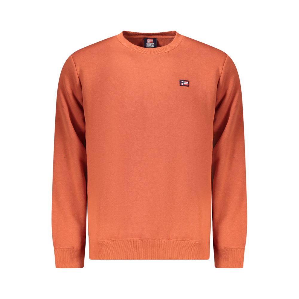 Orange Cotton Sweatshirt