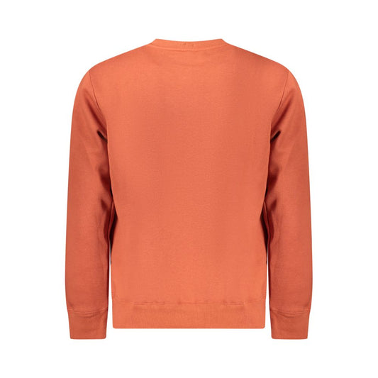 Orange Cotton Sweatshirt