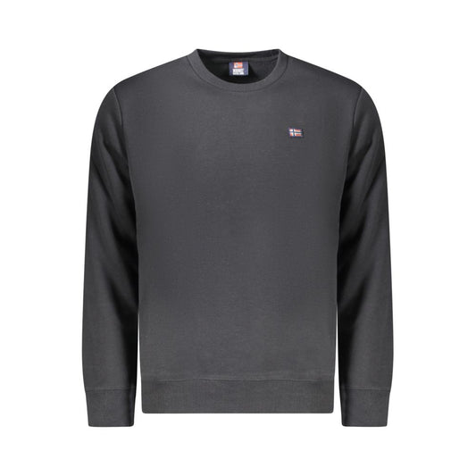 Black Cotton Sweatshirt