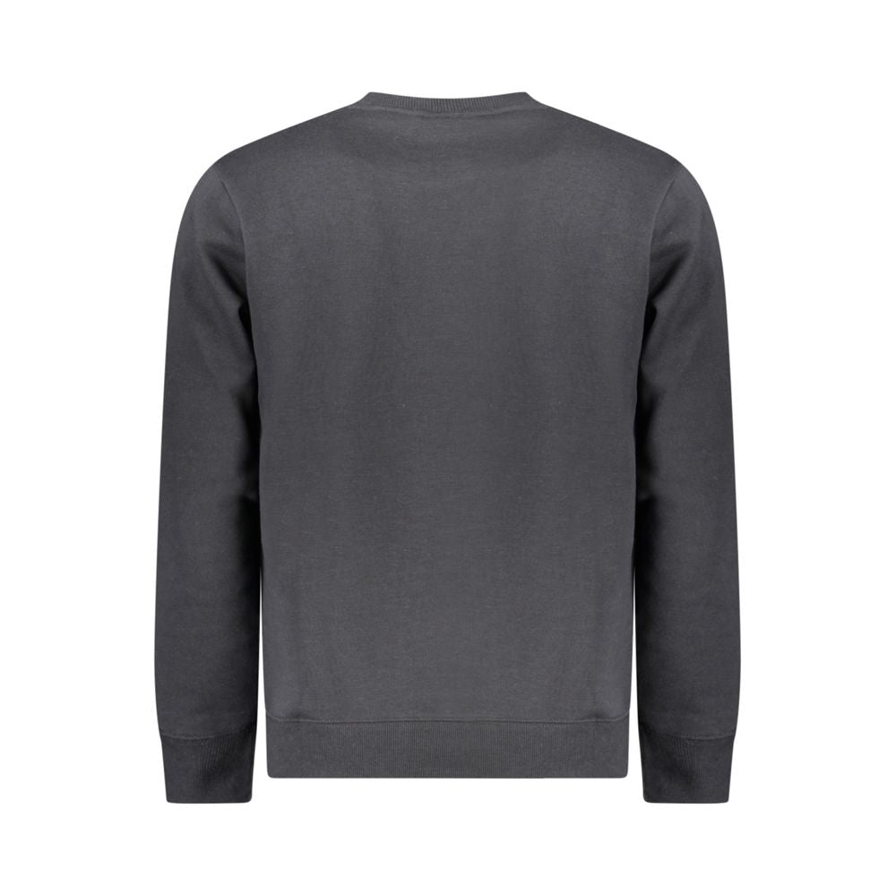 Black Cotton Sweatshirt