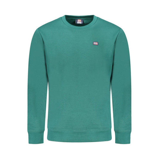 Green Cotton Sweatshirt