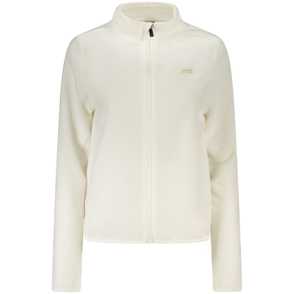 White Polyester Women Sweater