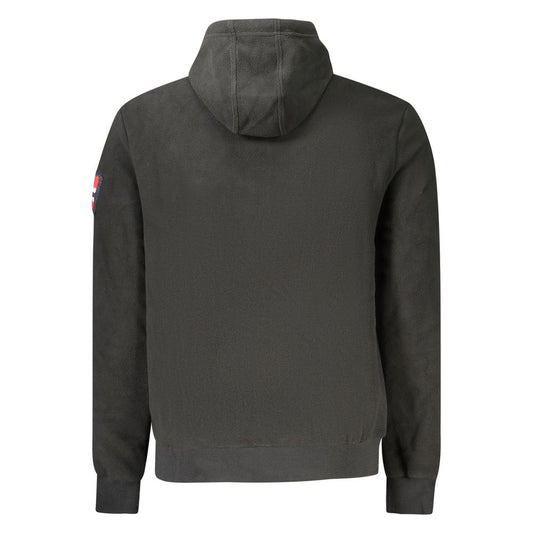 Black Polyester Sweatshirt