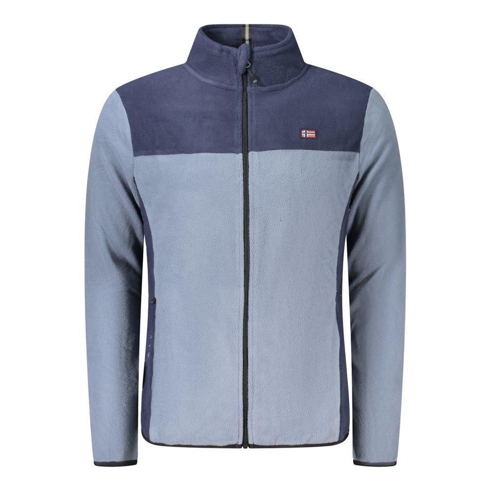 Blue Polyester Sweatshirt