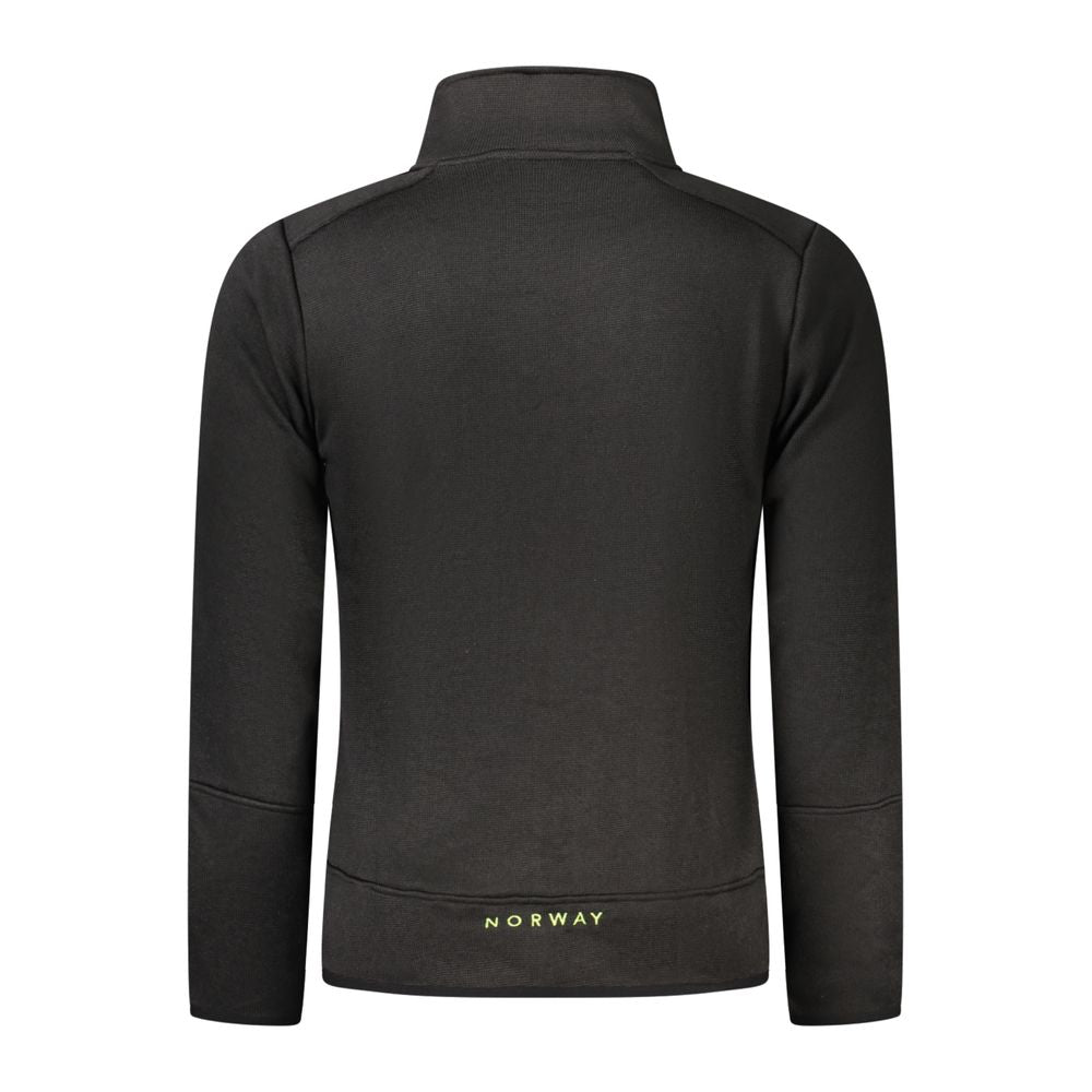 Black Polyester Sweatshirt