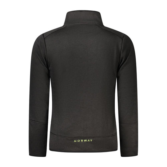 Black Polyester Sweatshirt