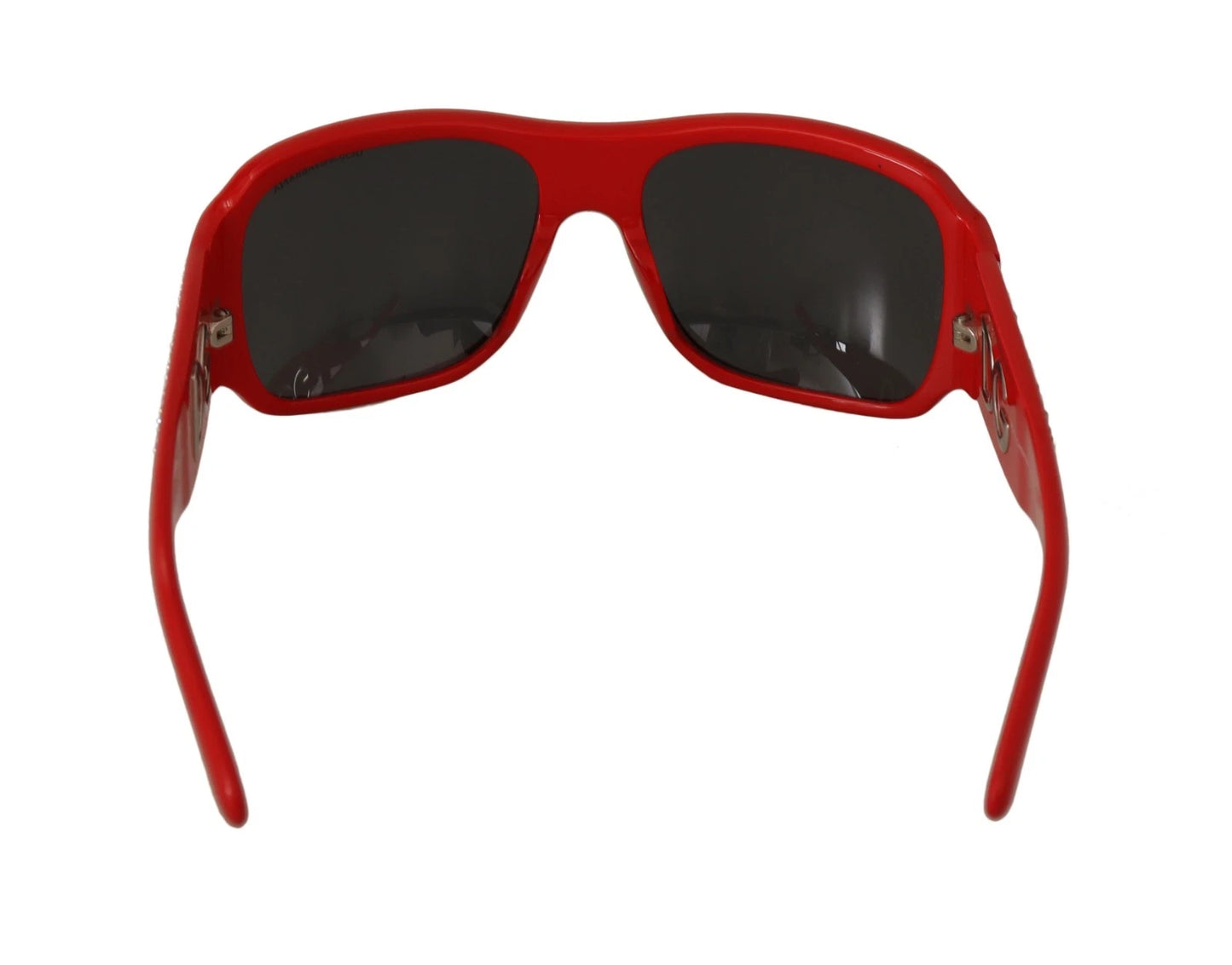 DG4027 Red Crystal Black Lens Shades Sunglasses