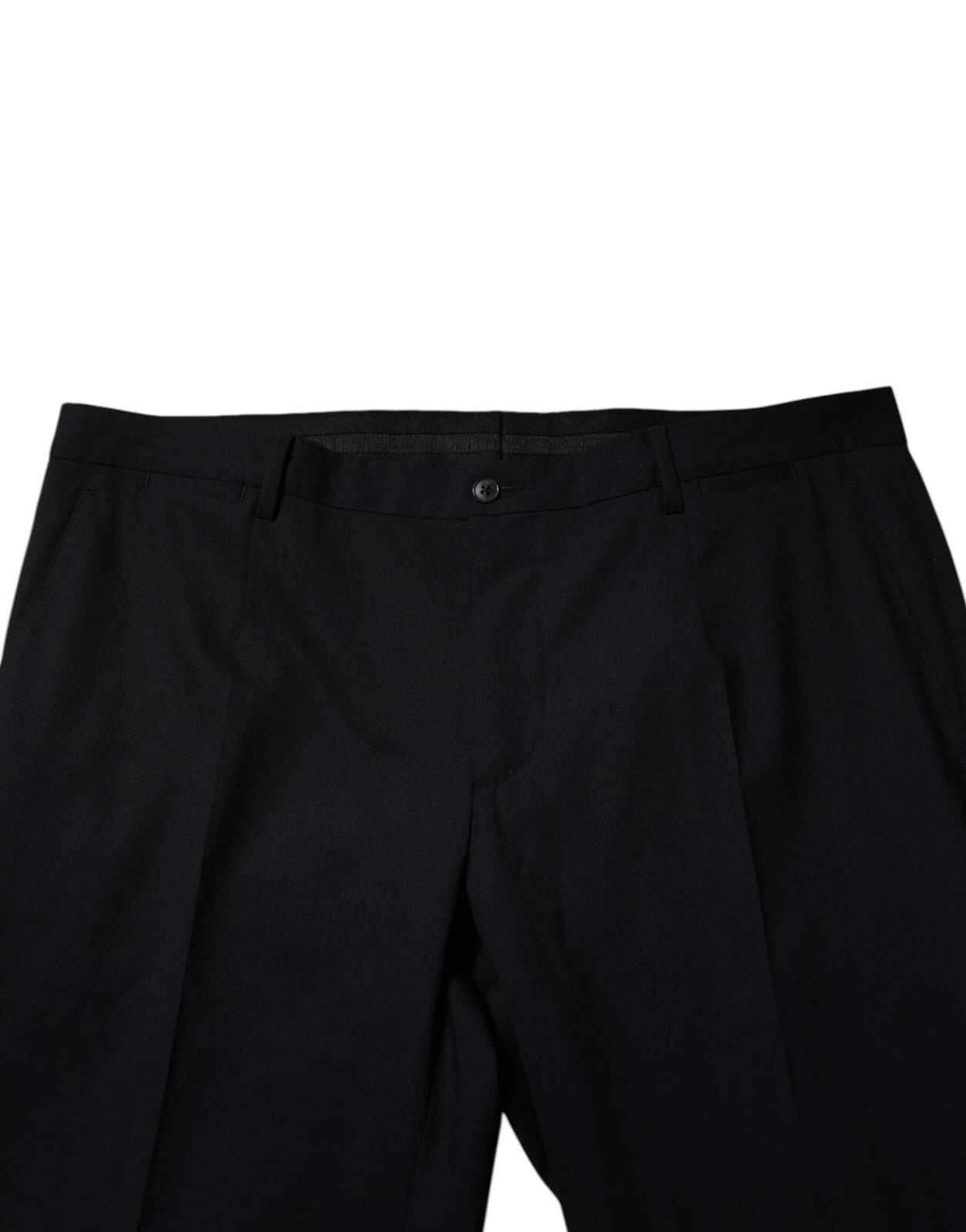 Black Wool Formal Dress Men Trousers Pants