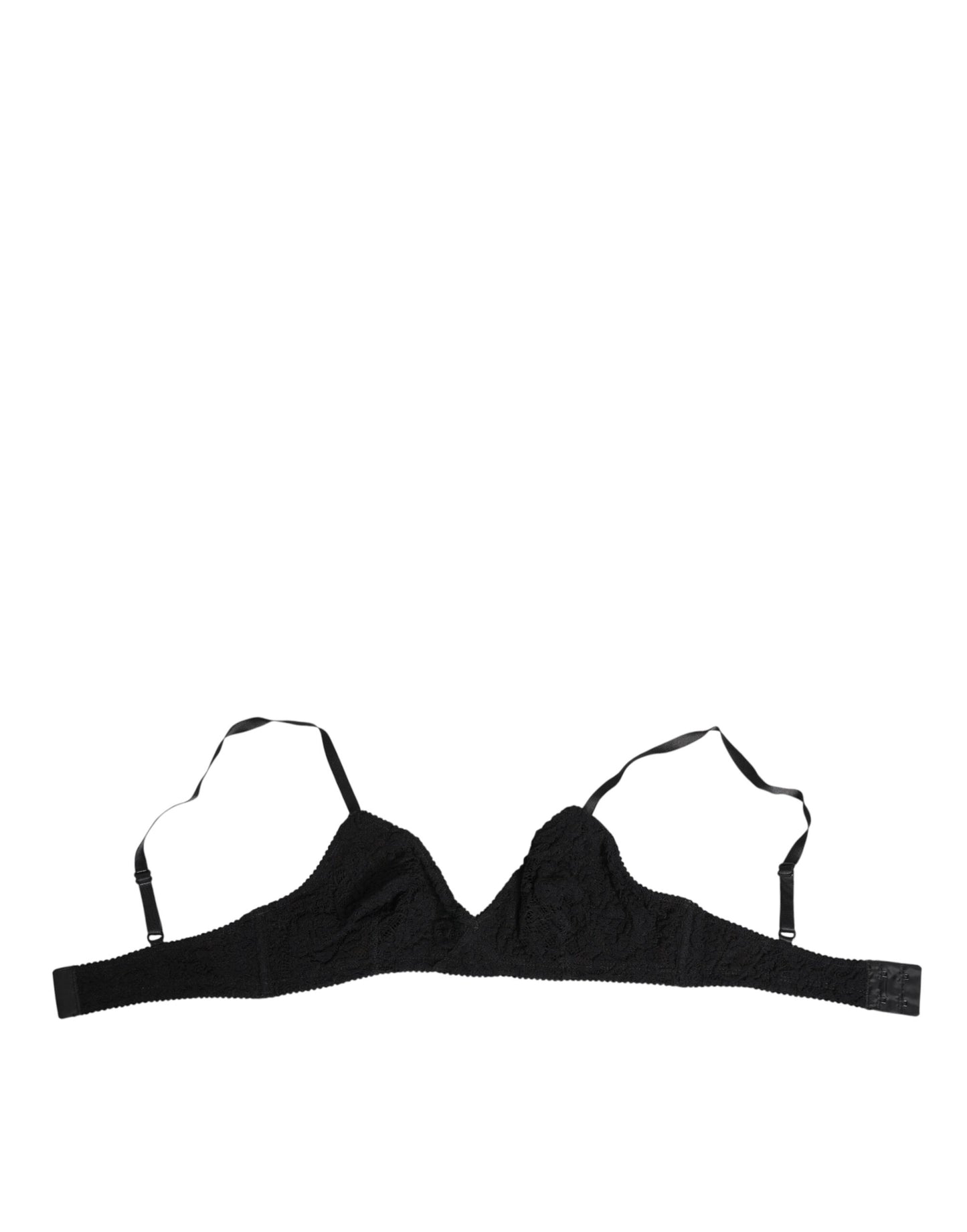 Black Lace Triangle Bralette Wireless Underwear