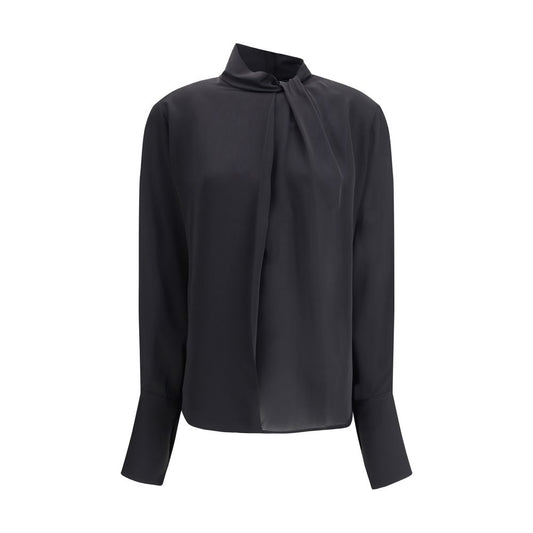 Black Silk Blouse