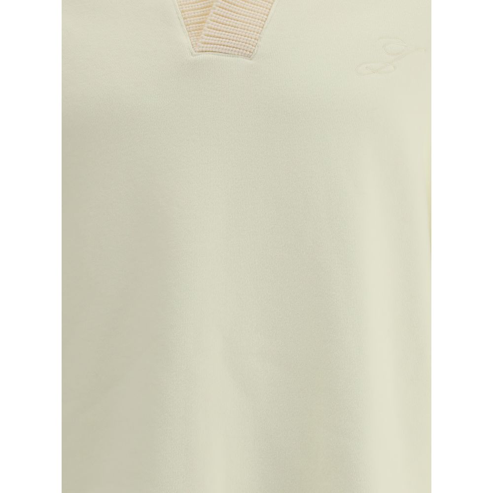 Cream Cotton Sweatshirt