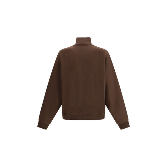 Brown Cotton Sweatshirt