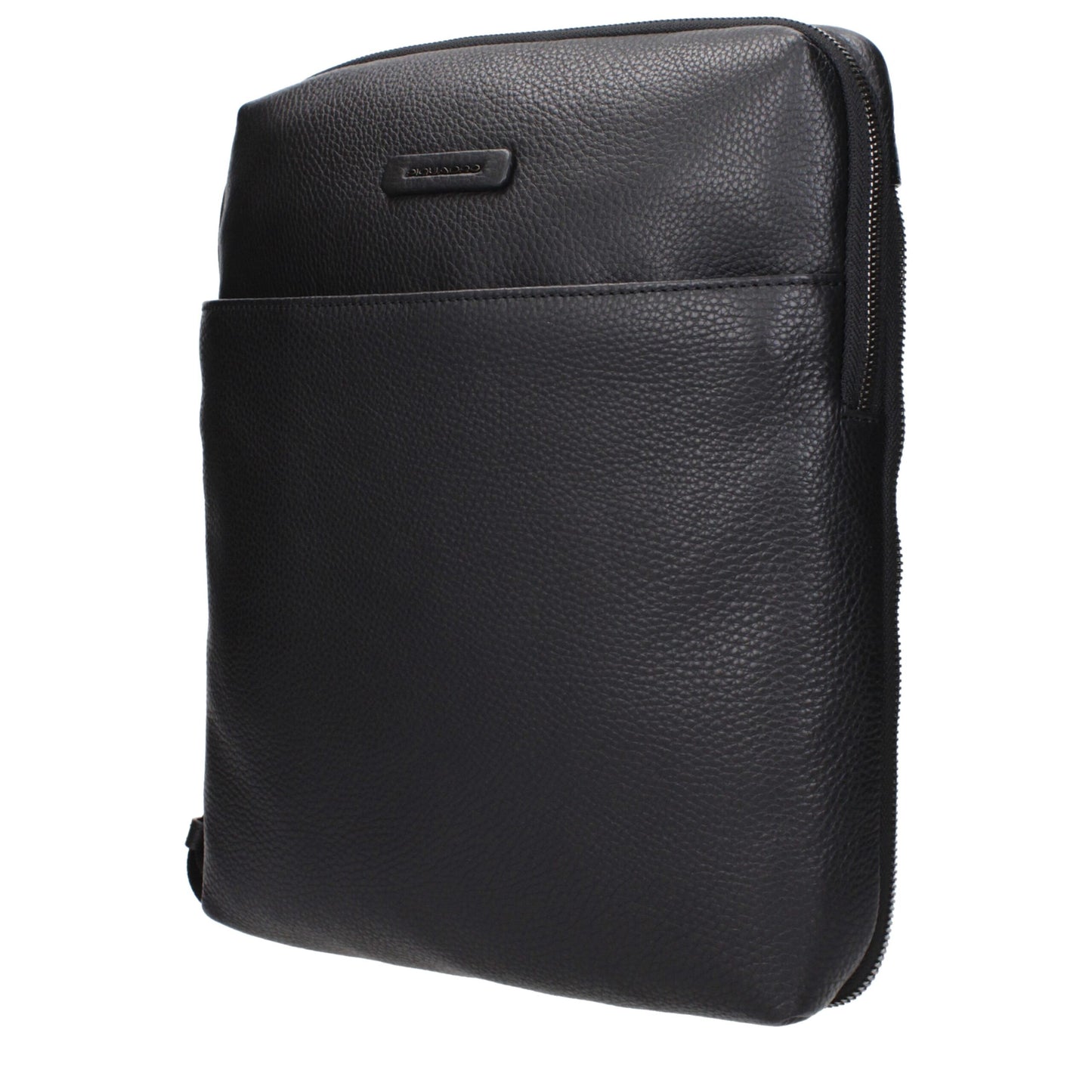 Black Leather Crossbody Bag