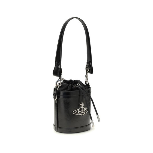Black Calf Leather Bos Taurus Backet Bag
