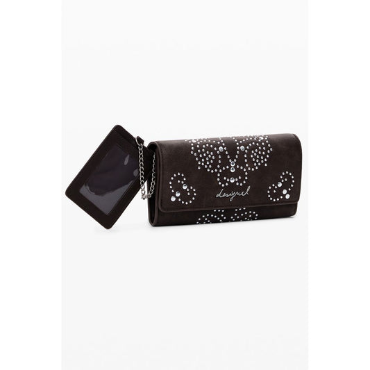 Brown Polyethylene Women Wallet