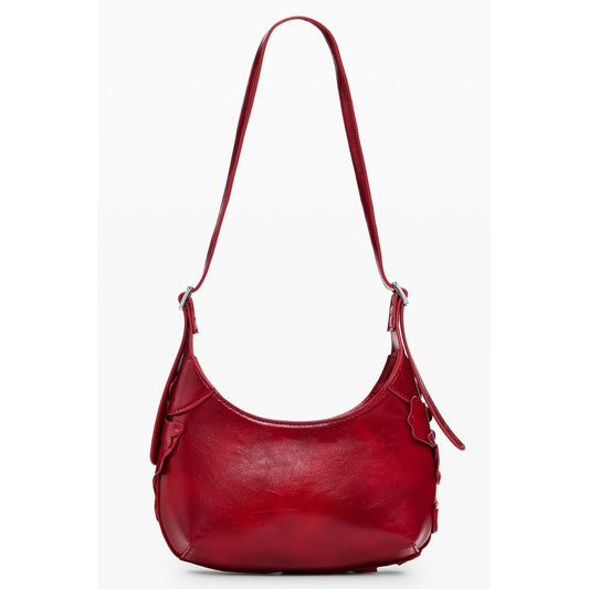 Red Polyethylene Women Handbag
