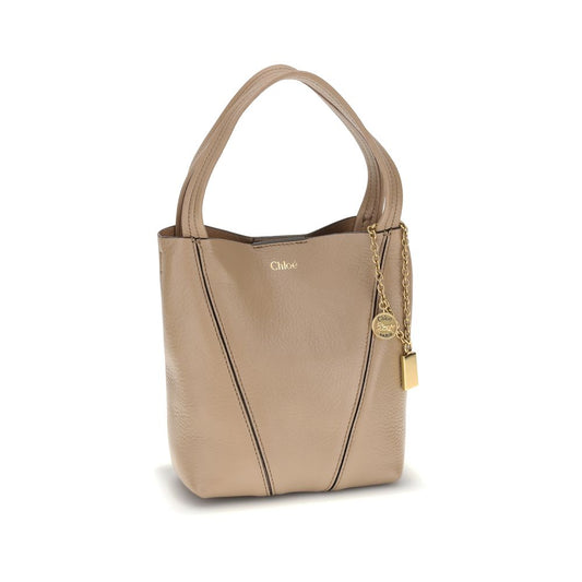 Beige Calf Leather Bos Taurus Shoulder Bag