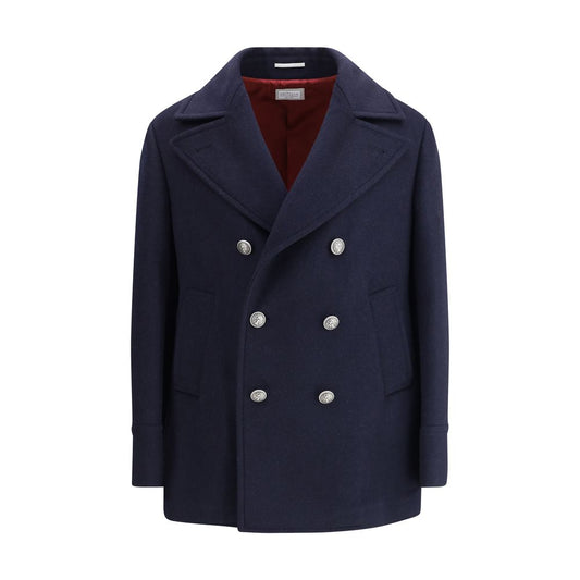 Blue Wool Coat