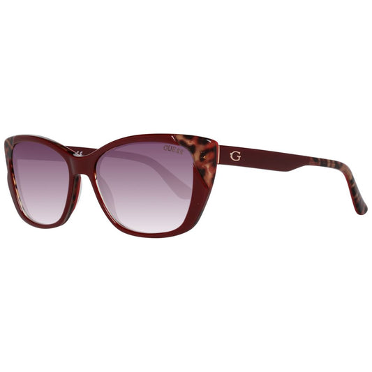 Burgundy Plastic Sunglasses