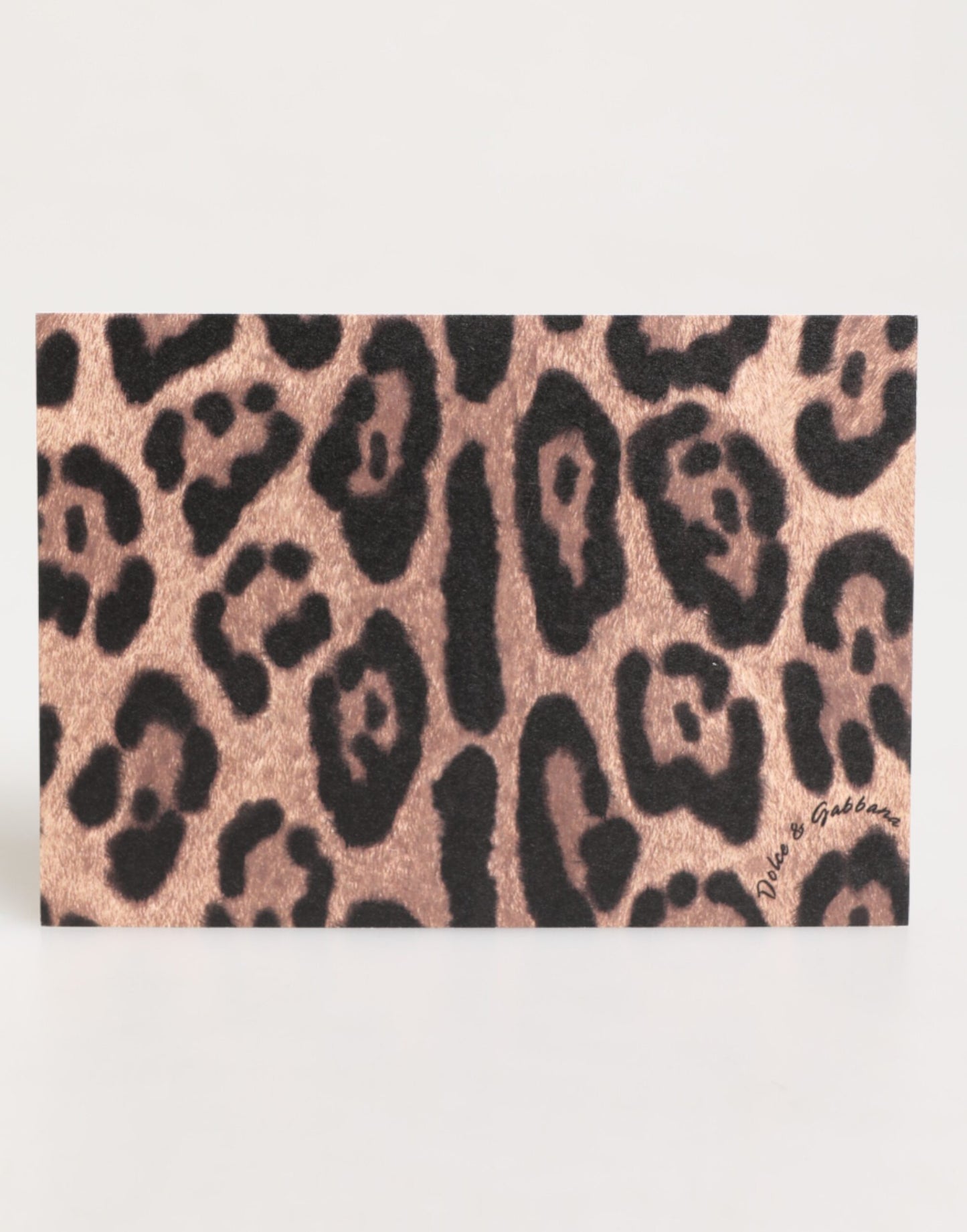 Multicolor Leopard Print Envelope Paper Post Card Holder