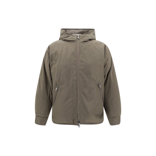 Brown Fleece Wool Coat